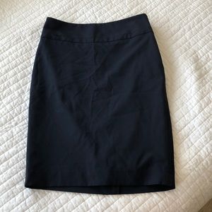 The Limited Navy Pencil Skirt
